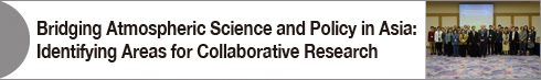 Bridging Atmospheric Science and Policy in Asia: Identifying Areas for Collaborative Research